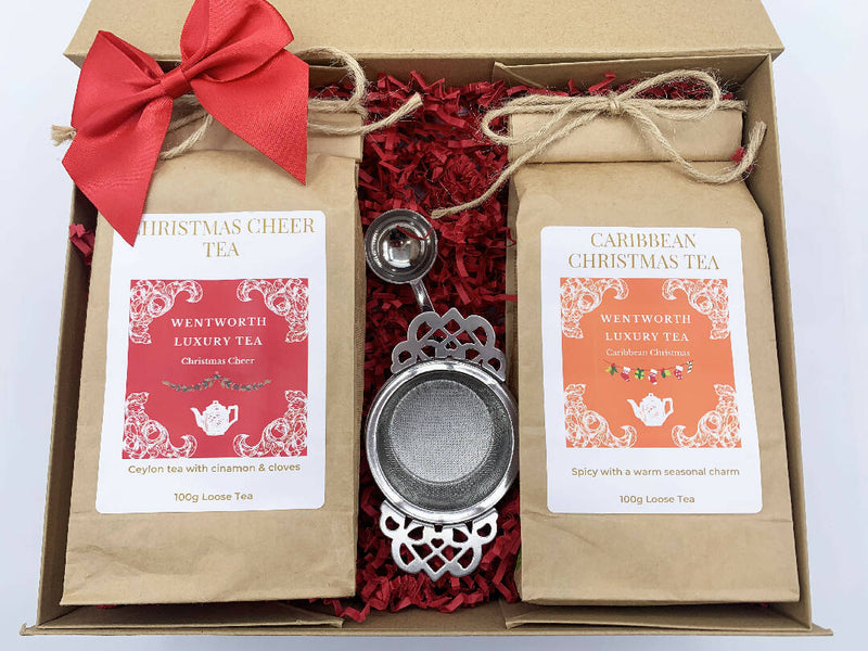 Tea Gift Set Christmas Cheer & Caribbean Christmas