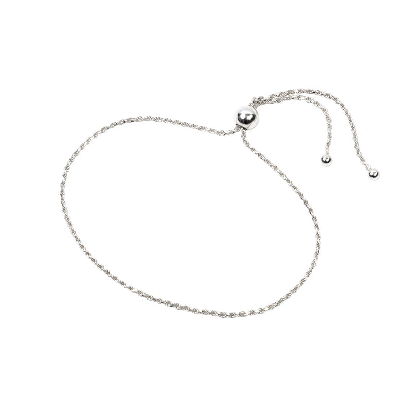 Rope Chain Bracelet Sterling Silver