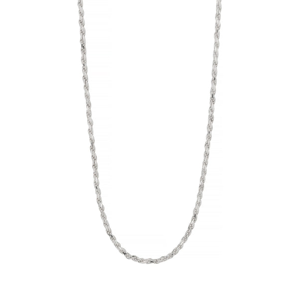 Rope Chain Necklace Sterling Silver