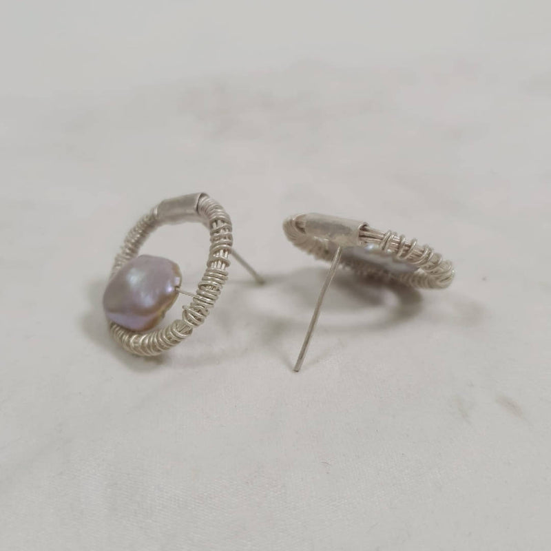 Pearl Floaters Earrings