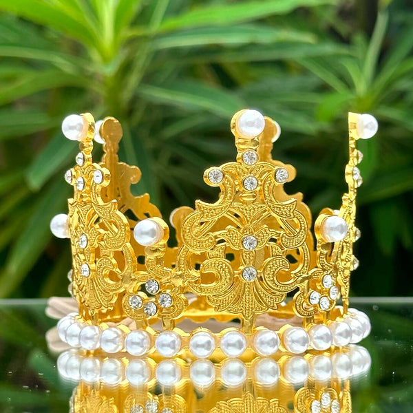 Baby clearance tiara gold