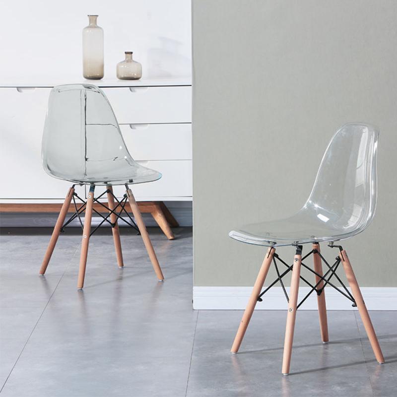 PACK OF 4/6 DSW TRANSPARENT CHAIRS - ScandiChairs - chairs