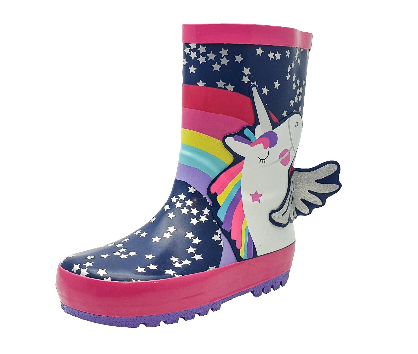 Unicorn Thick Rubber Wellies The Accessory Circle by X Terrace