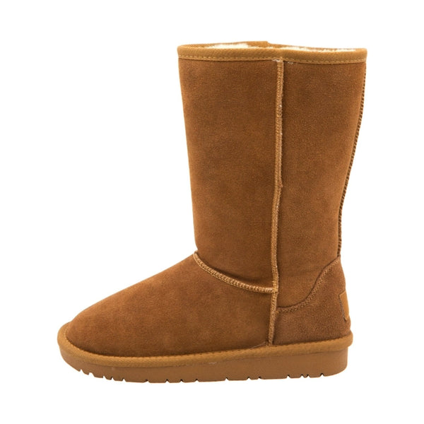 Rentoes Suede Leather Boots with Thick Fleece Lining