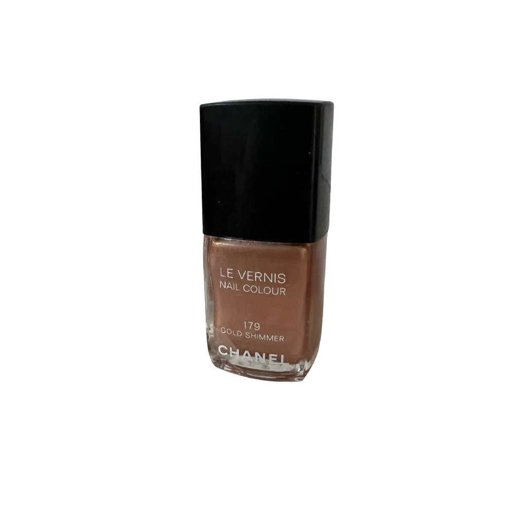 Chanel 179 Gold Shimmer Nail Colour| The Accessory Circle – The
