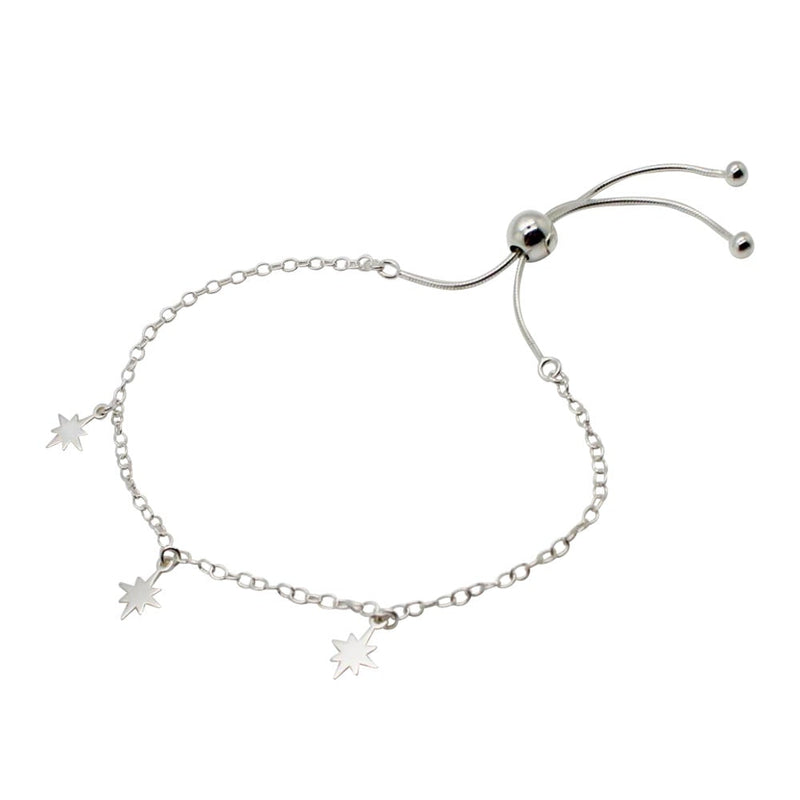 Fallen Stars Adjustable Bracelet Sterling Silver
