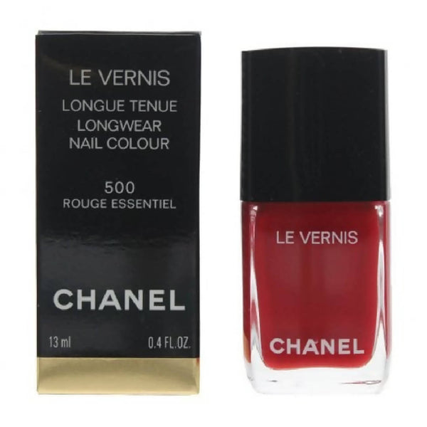 NEW CHANEL RARE Le Vernis Nail Colour Varnish Polish 500 Rouge Essential