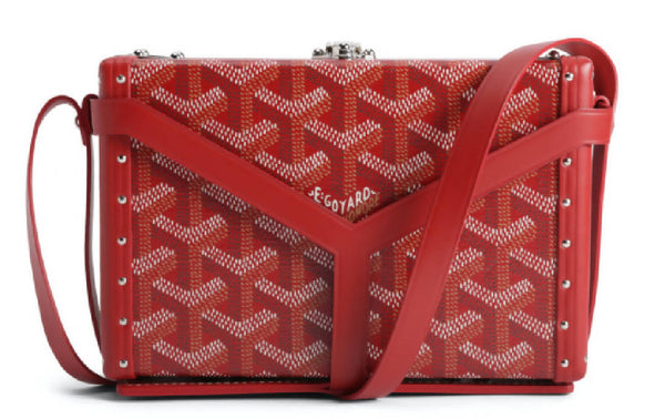 Goyard Minaudiere Goyardine Red