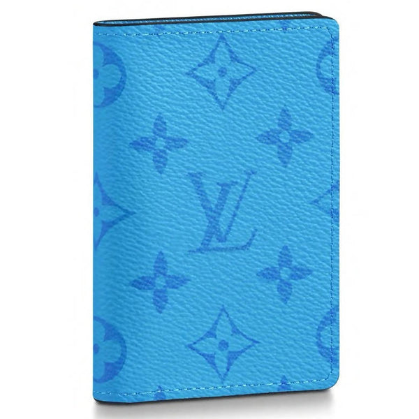 Louis Vuitton Blue Lagoon Monogram Canvas And Taiga Leather Coin