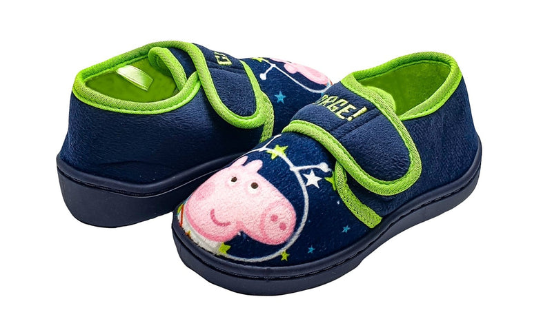 George Pig Slippers - Touch Fastening