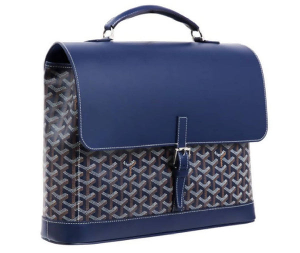 Goyard Citadin Messenger Bag Goyardine Navy