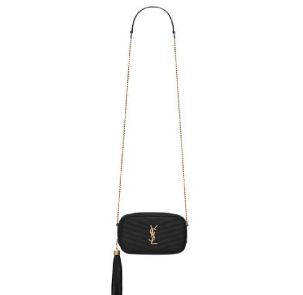 Saint Laurent Lou Crossbody Bag Mini Black
