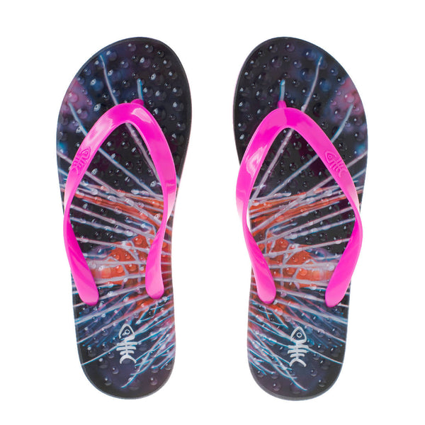 Sparkle flip flops