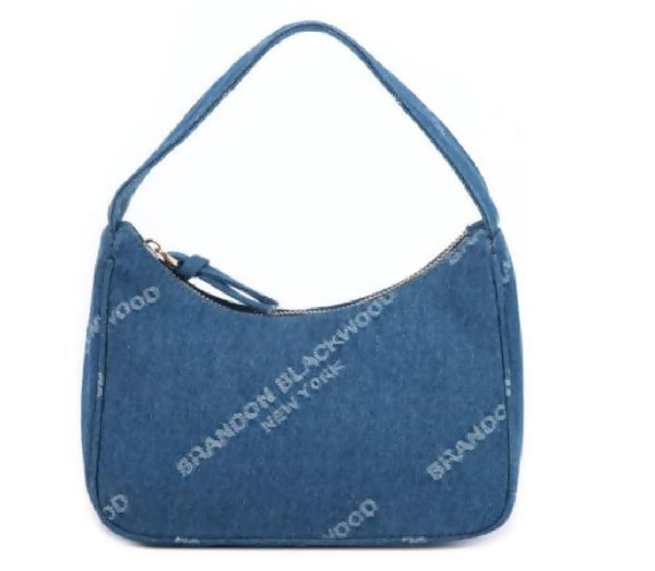 Brandon Blackwood Syl Bag Denim Logo