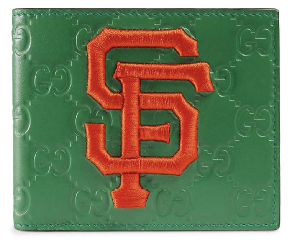 Gucci Wallet SF Giants Patch Green in Leather