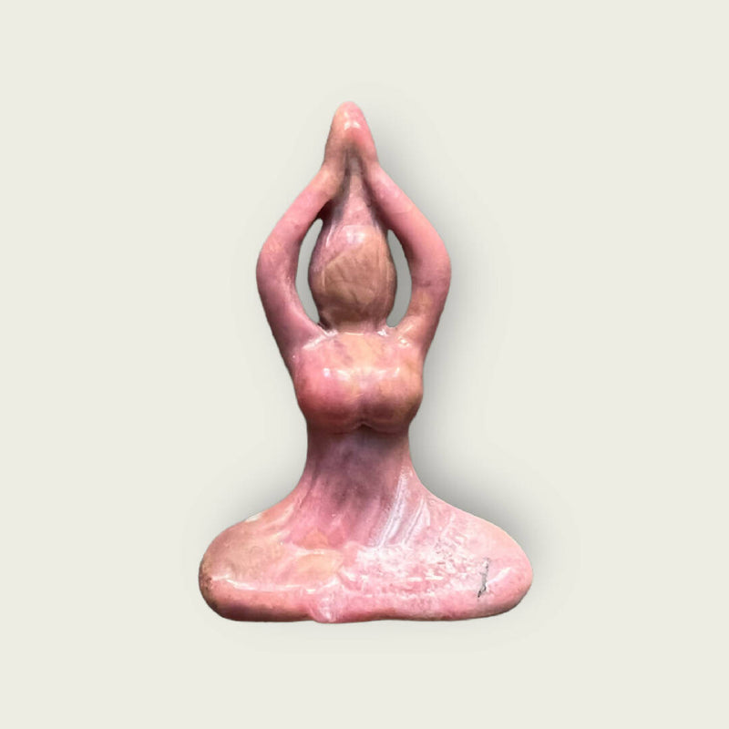 Yoga Pose Crystal Carving