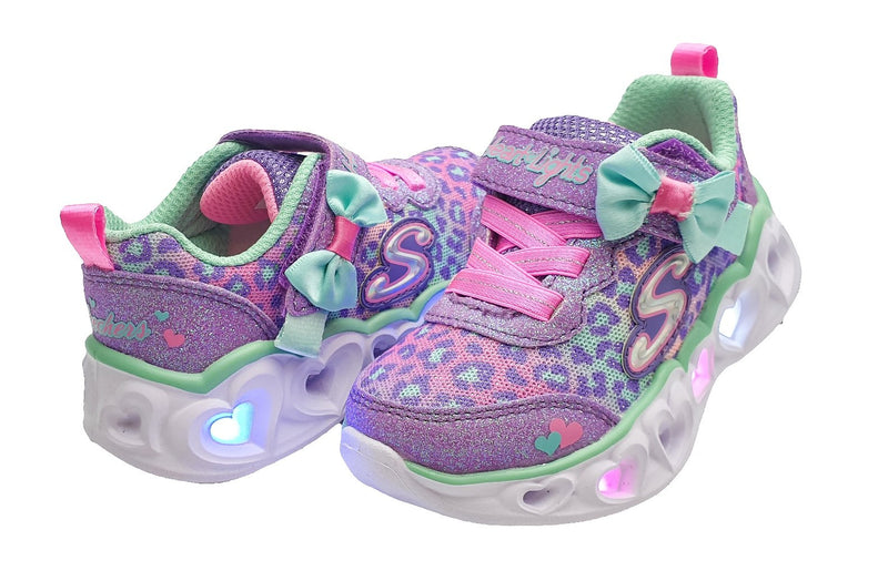 Skechers Untamed Hearts Light Up Trainers