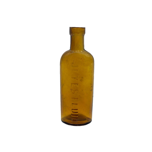 Vintage inspired glass pharmacy brown bottle